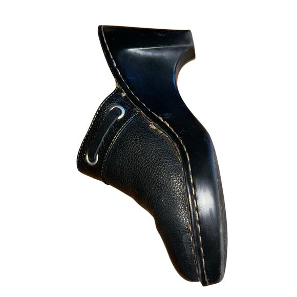 Born black leather slip-on clogs mules size 7 slip on - Picture 6 of 8